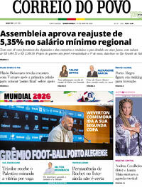 Capa Correio do Povo 20/05/2026