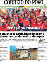 Capa Correio do Povo 20/07/2026