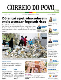 Capa do jornal Correio do Povo 21/04/2026