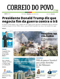Capa do jornal Correio do Povo 24/03/2026