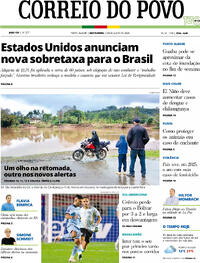 Capa Correio do Povo 24/07/2026