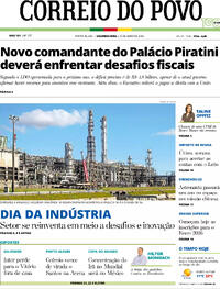 Capa Correio do Povo 25/05/2026