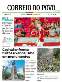 Capa do jornal Correio do Povo 26/01/2026