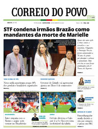 Capa do jornal Correio do Povo 26/02/2026