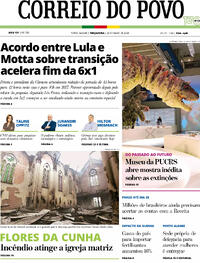 Capa Correio do Povo 26/05/2026