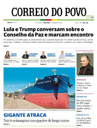 Capa do jornal Correio do Povo 27/01/2026