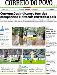 Capa Correio do Povo 27/07/2026