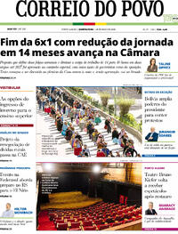 Capa Correio do Povo 28/05/2026