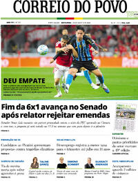 Capa Correio do Povo 28/08/2026