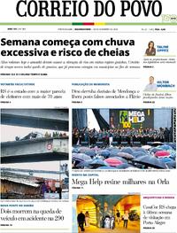 Capa Jornal Correio do Povo