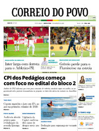 Capa do jornal Correio do Povo 29/01/2026