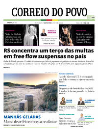 Capa do jornal Correio do Povo 29/04/2026