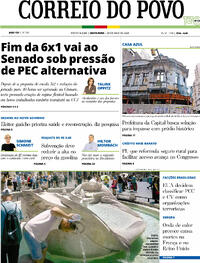 Capa Correio do Povo 29/05/2026
