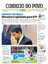Capa do jornal Correio do Povo 30/04/2026