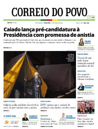 Capa do jornal Correio do Povo 31/03/2026