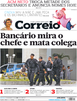 Capa do jornal Correio 22/12/2016