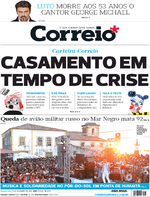 Capa do jornal Correio 26/12/2016