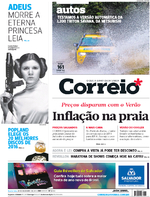 Capa do jornal Correio 28/12/2016