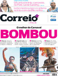 Capa do jornal Correio 01/03/2017