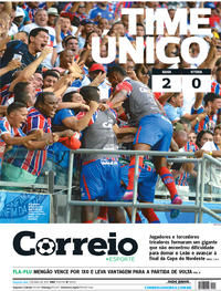 Capa do jornal Correio 01/05/2017