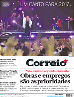 Capa do jornal Correio 02/01/2017