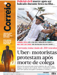 Capa do jornal Correio 02/03/2017