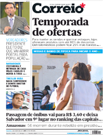 Capa do jornal Correio 03/01/2017