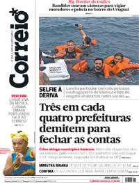 Capa do jornal Correio 03/11/2017