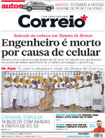 Capa do jornal Correio 04/02/2017
