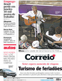 Capa do jornal Correio 04/03/2017