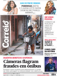 Capa do jornal Correio 04/08/2017