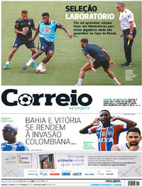 Capa do jornal Correio 04/09/2017