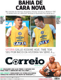 Capa do jornal Correio 05/06/2017