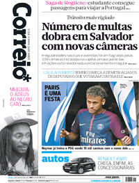 Capa do jornal Correio 05/08/2017