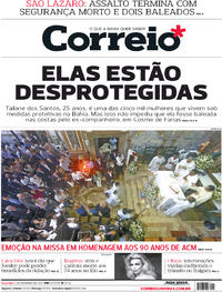 Capa do jornal Correio 05/09/2017
