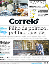 Capa do jornal Correio 05/11/2017