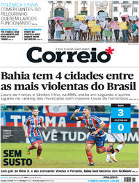 Capa do jornal Correio 06/06/2017