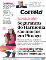 Capa do jornal Correio 07/02/2017
