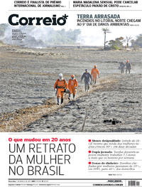 Capa do jornal Correio 07/03/2017