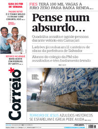 Capa do jornal Correio 07/07/2017