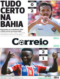 Capa do jornal Correio 07/08/2017