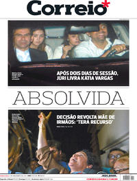 Capa do jornal Correio 07/12/2017
