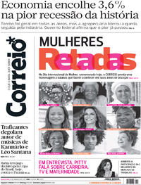 Capa do jornal Correio 08/03/2017