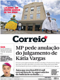 Capa do jornal Correio 08/12/2017