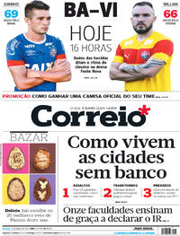 Capa do jornal Correio 09/04/2017