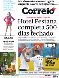 Capa do jornal Correio 09/07/2017
