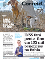 Capa do jornal Correio 10/01/2017