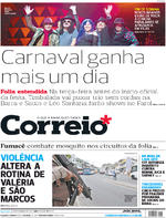 Capa do jornal Correio 10/02/2017