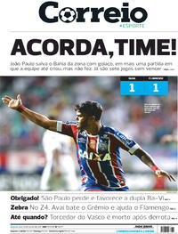 Capa do jornal Correio 10/07/2017