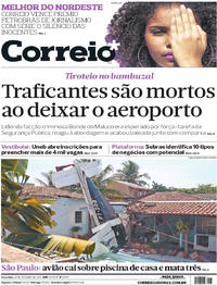 Capa do jornal Correio 10/10/2017